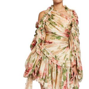 Zimmermann Espionage Drawn Mini Dress